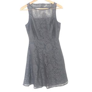 BB Dakota Lace Gray Dress Open Back Size 2